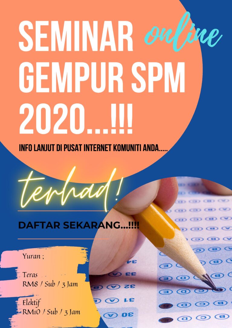 poster seminar gempur spm 2020