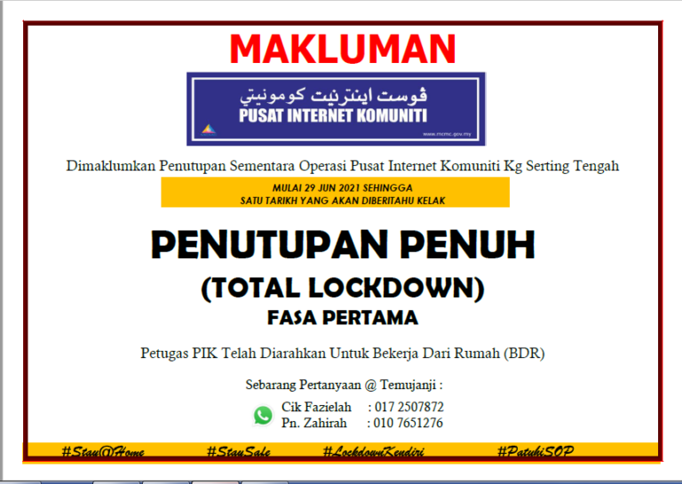 notis lockdown